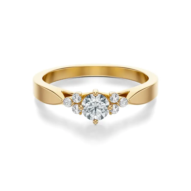 Pierścionek zaręczynowy z diamentami AJPZ_098